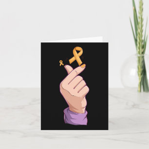 Korean K Pop Costume Childhood Cancer Awareness Bo Card