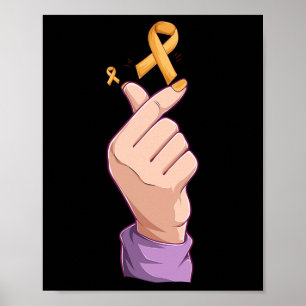 Korean K Pop Costume Childhood Cancer Awareness Bo Poster
