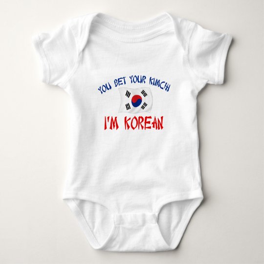 Korean Kimchi Baby Bodysuit