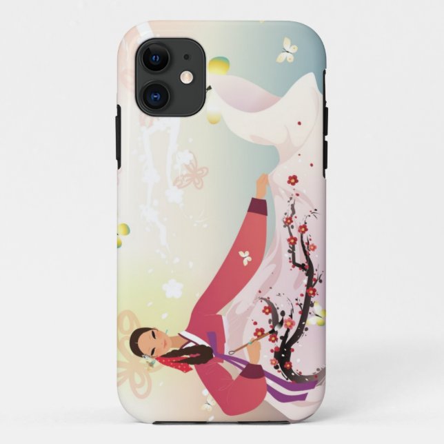 Korean lady in a hanbok Case-Mate iPhone case (Back)