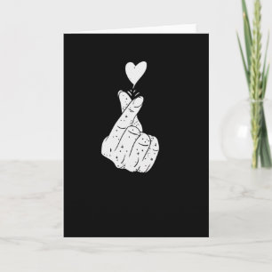 Korean Love Sign Card