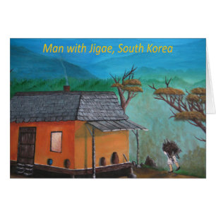 Korean Man Carrying Wood (Jigae)