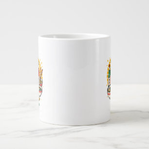 Korean Pop Culture Chest Print Espresso Cup
