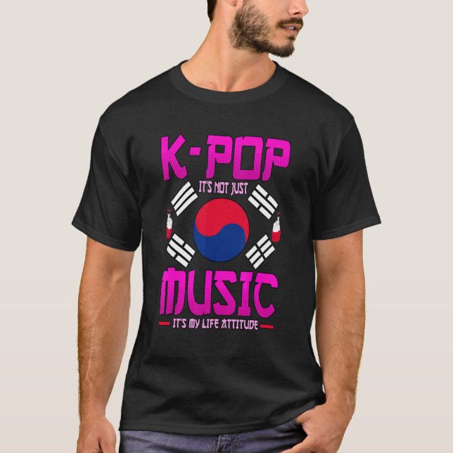 Korean Pop Music Kpop T-Shirt (Front)