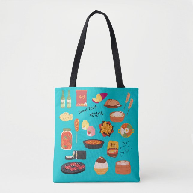 Korean SEOUL FOOD Tote (Front)