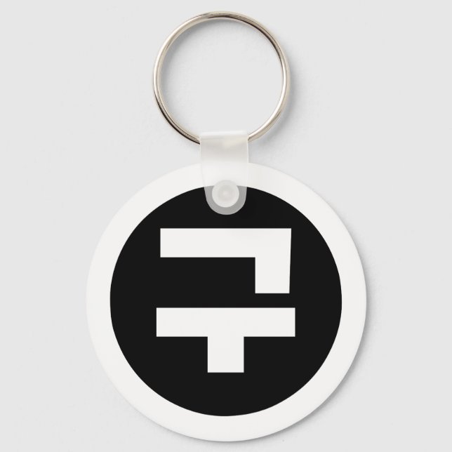 Korean Sino Number 9 Nine 구 【Gu】 Hangul Key Ring (Front)