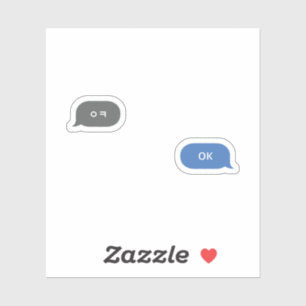 Korean Slang Chat Bubble ㅇㅋ