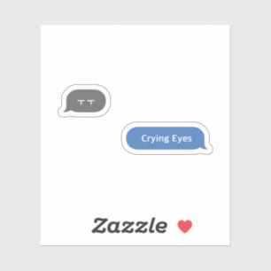 Korean Slang Chat Bubble ㅜㅜ