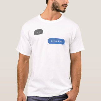 Korean Slang Chat Bubble Crying Eyes ㅜㅜ T-Shirt