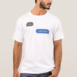 Korean Slang Chat Bubble I don’t Know ㅁㄹ T-Shirt