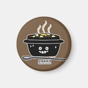 Korean Spicy soft Tofu Stew soup Sundubu jjigae Magnet