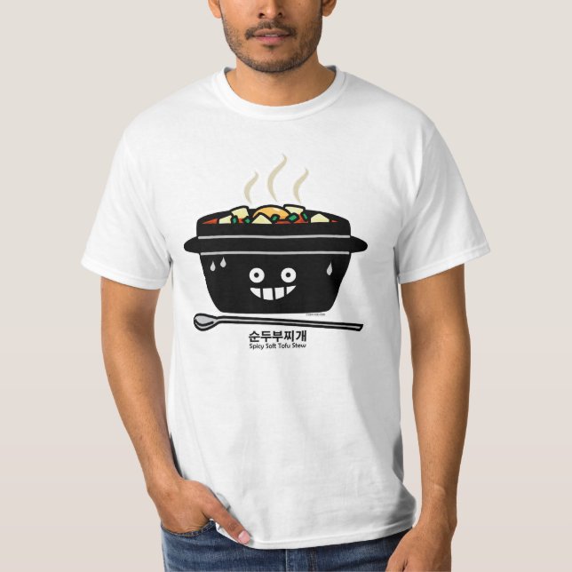 Korean Spicy soft Tofu Stew soup Sundubu jjigae T-Shirt (Front)