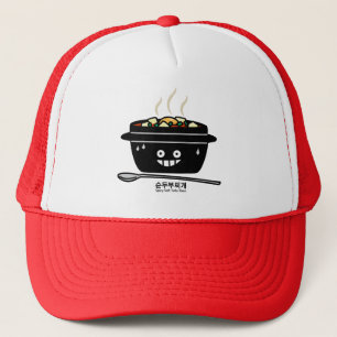 Korean Spicy soft Tofu Stew soup Sundubu jjigae Trucker Hat