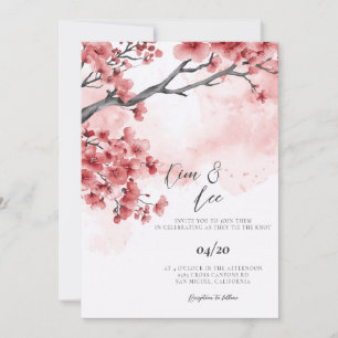 Korean Themed Wedding Invitation