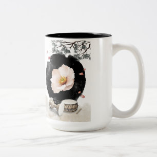 Korean traditional design Two-Tone coffee mug