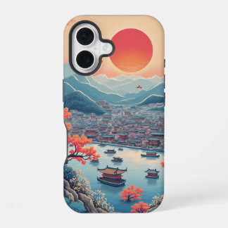 Korean traditional landscape painting phone case