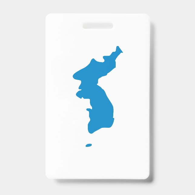 Korean Unification Flag ID Badge (Front)