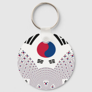 Korean Vibes: A Message of Peace Key Ring