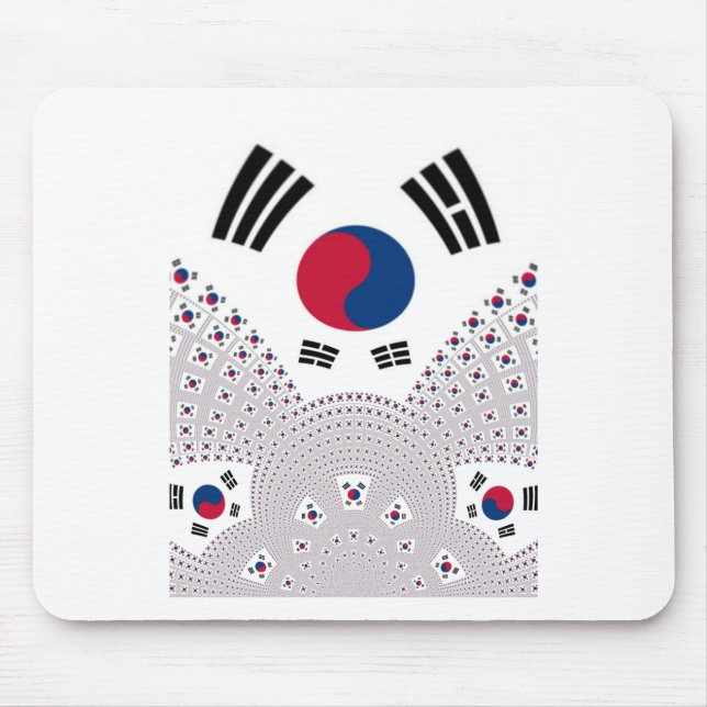 Korean Vibes: A Message of Peace Mouse Mat (Front)
