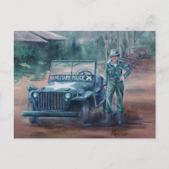Korean War Hero Post Card (Front)
