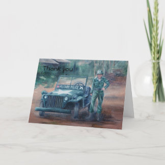 Korean War Hero Thank You Card