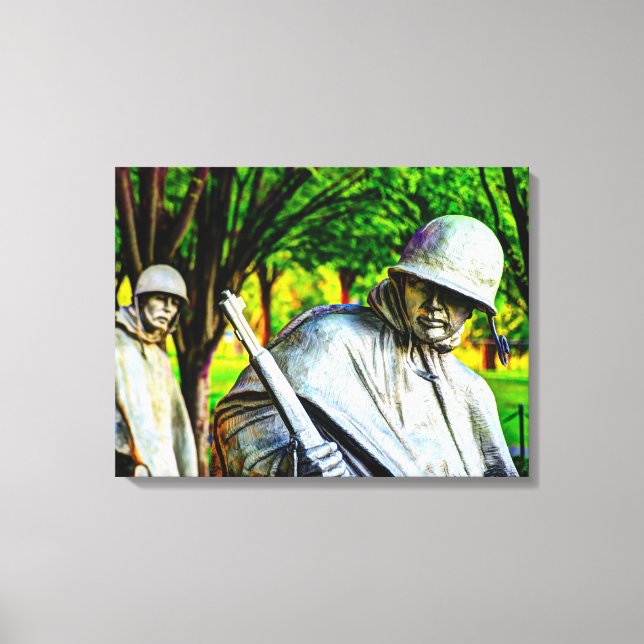 Korean War Memorial Canvas Print (Front)