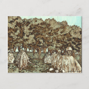 Korean War Memorial Postcard