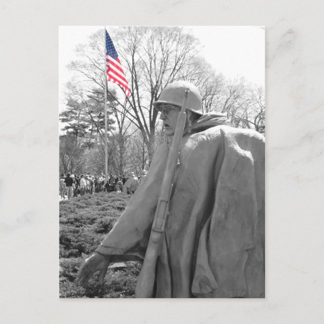 Korean War Memorial Postcard (Front)