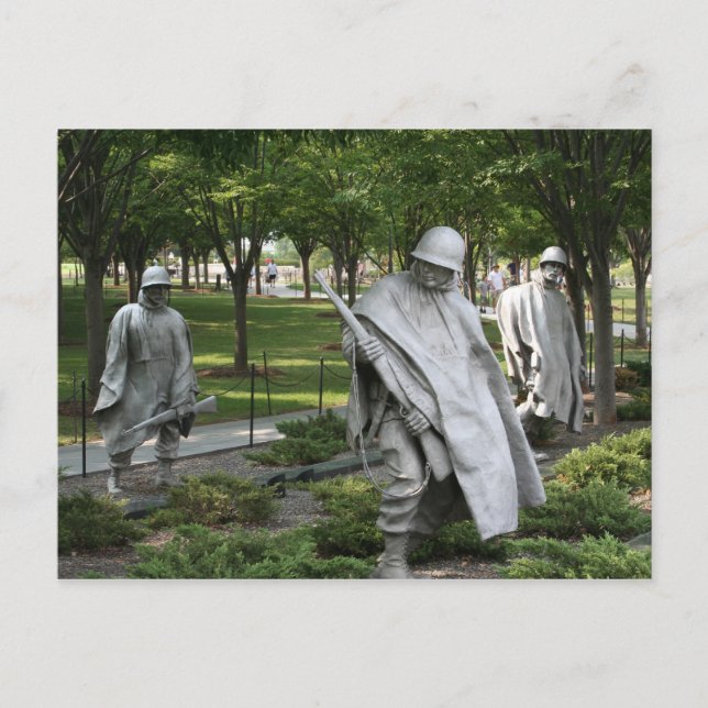 Korean War Memorial Postcard (Front)
