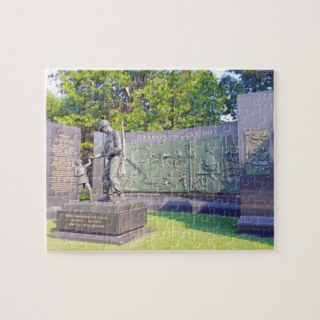 Korean War Memorial Washington Jigsaw Puzzle (Horizontal)