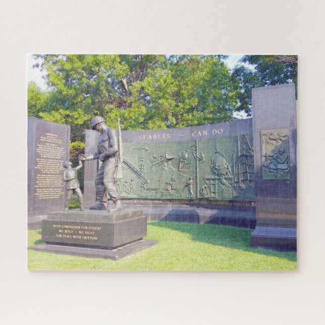 Korean War Memorial Washington Jigsaw Puzzle (Horizontal)