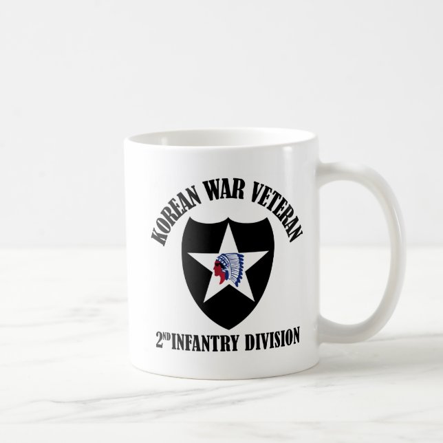 Korean War Veteran - 2nd ID Coffee Mug (Right)