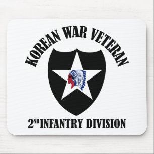 Korean War Veteran - 2nd ID Mouse Mat