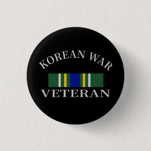 Korean War Veteran Button