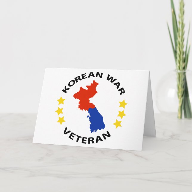 Korean War Veteran Card (Front)