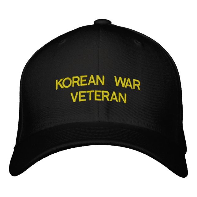 KOREAN WAR VETERAN EMBROIDERED HAT (Front)