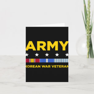 Korean War Veteran Shirt_ Army Card