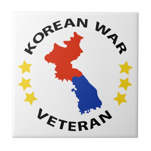 Korean War Veteran Tile (Front)