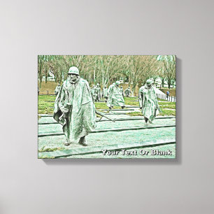 Korean War Veterans Memorial Canvas Print