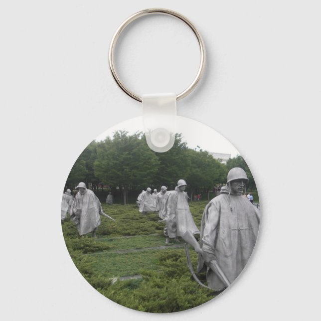 Korean War Veteran's Memorial Key Ring (Front)