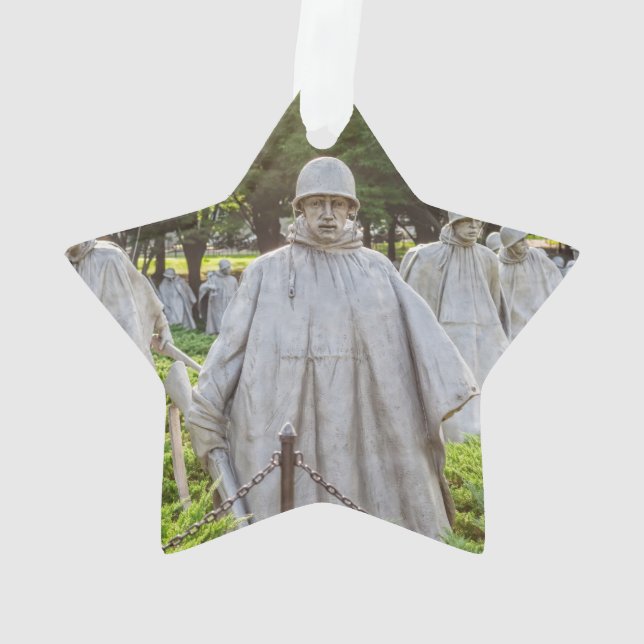 Korean War Veterans Memorial Ornament (Back)