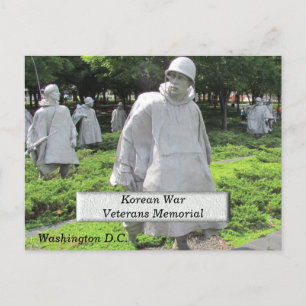 Korean War Veterans Memorial - postcard
