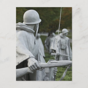 Korean War Veterans Memorial Postcard