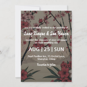 korean wedding invitation