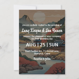 korean wedding invitation