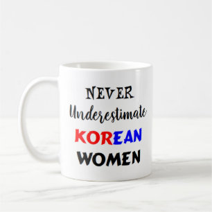 korean women coffee mug