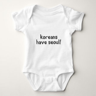 Koreans have Seoul Baby Bodysuit