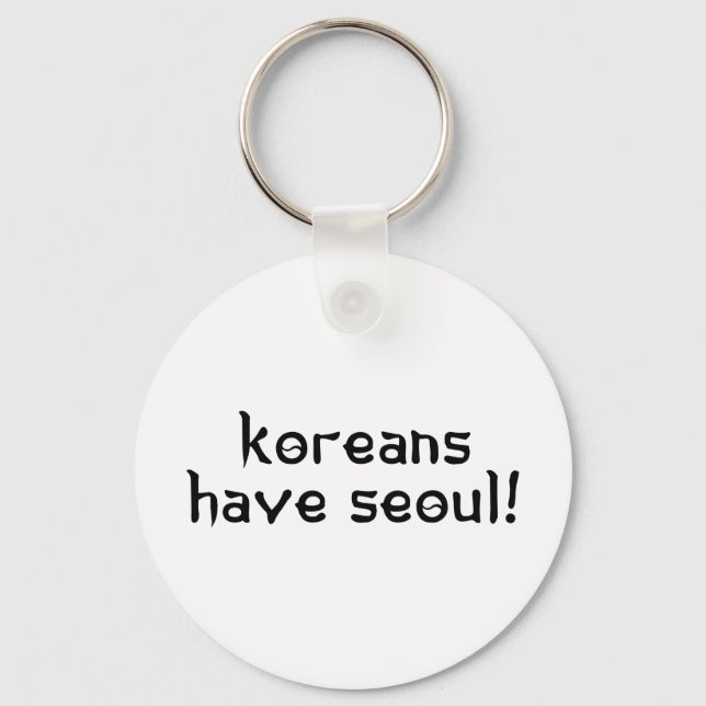Koreans have Seoul Key Ring (Front)