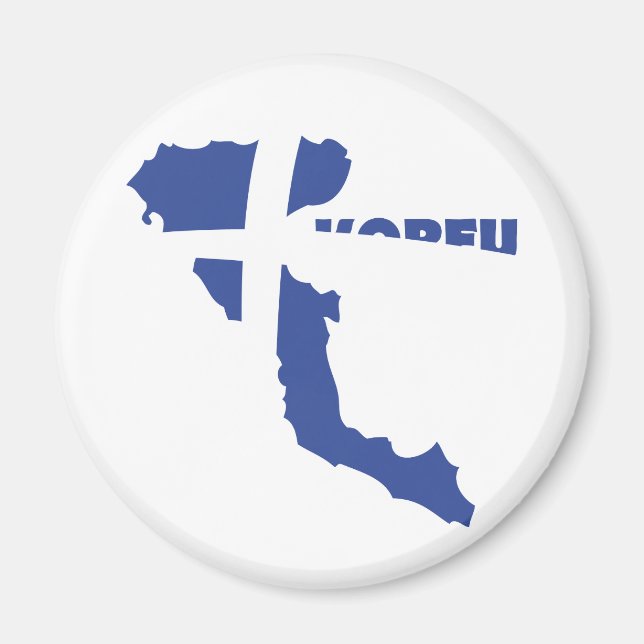 korfu corfu greek island magnet (Front)