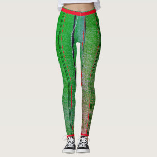 KORIN JAPANESE WOODBLOCK PATTERN PRINTED LEGGINGS